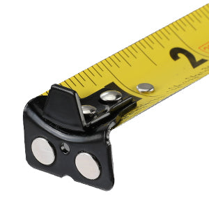 Magnetic Tape Measure 25 Ft With Fractions 1/8 And Metriceasy To
