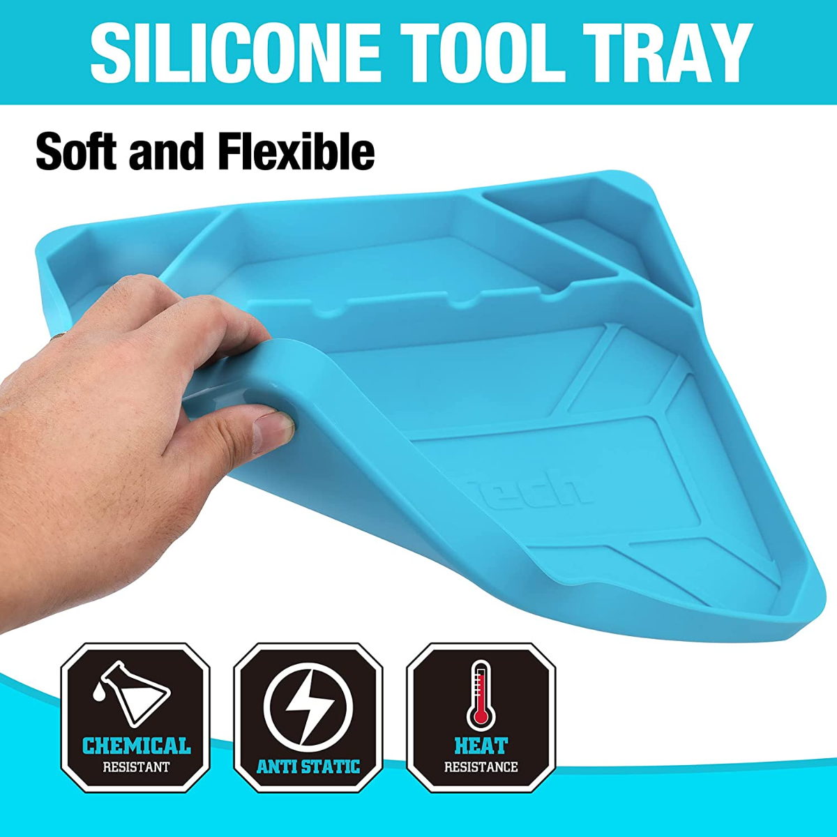 DURATECH 2-Piece Silicone Tool Tray