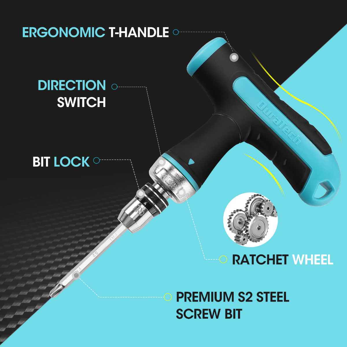 DURATECH 14-in-1 Ratcheting Screwdriver