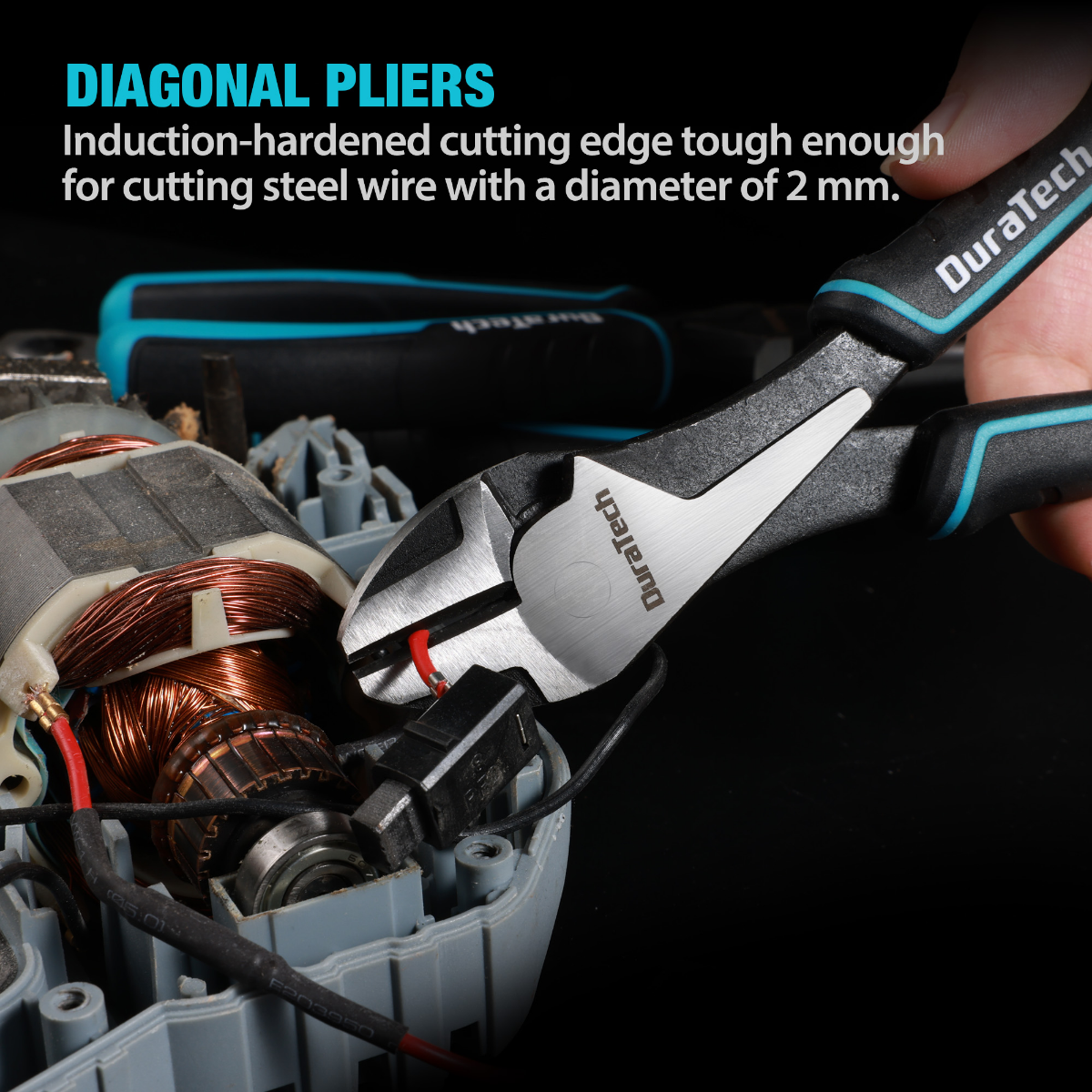 DURATECH 3PCS Plier Set, Premium Cr-Ni Construction, Pliers Tool Set  Including 8 Inch Needle Nose Pliers, Slip Joint Pliers and 7 Inch Diagonal  Pliers