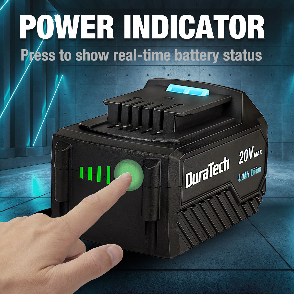 DURATECH 20V 4.0Ah Li-ion Battery Pack