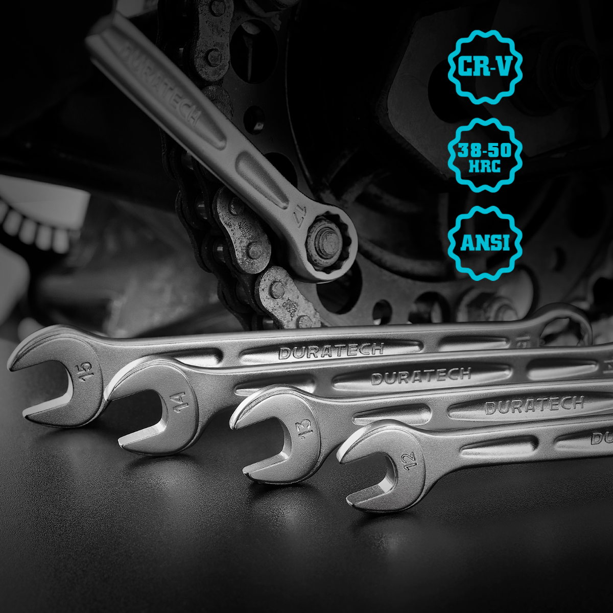 DURATECH 23-Piece Combination Wrench Set