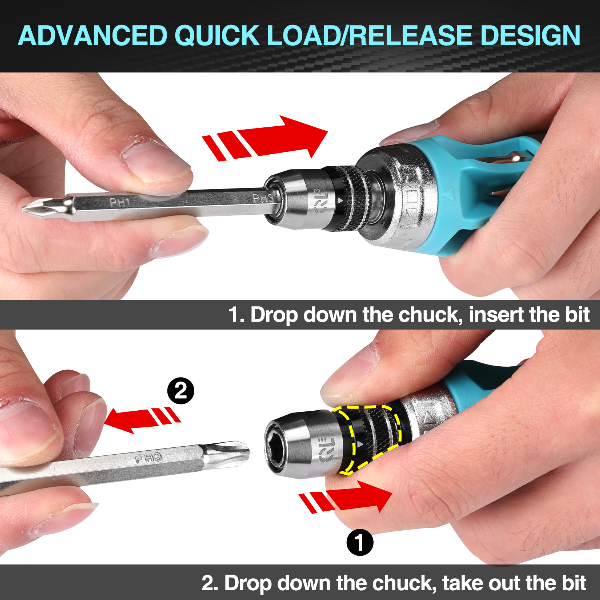 DURATECH Ratcheting Screwdriver