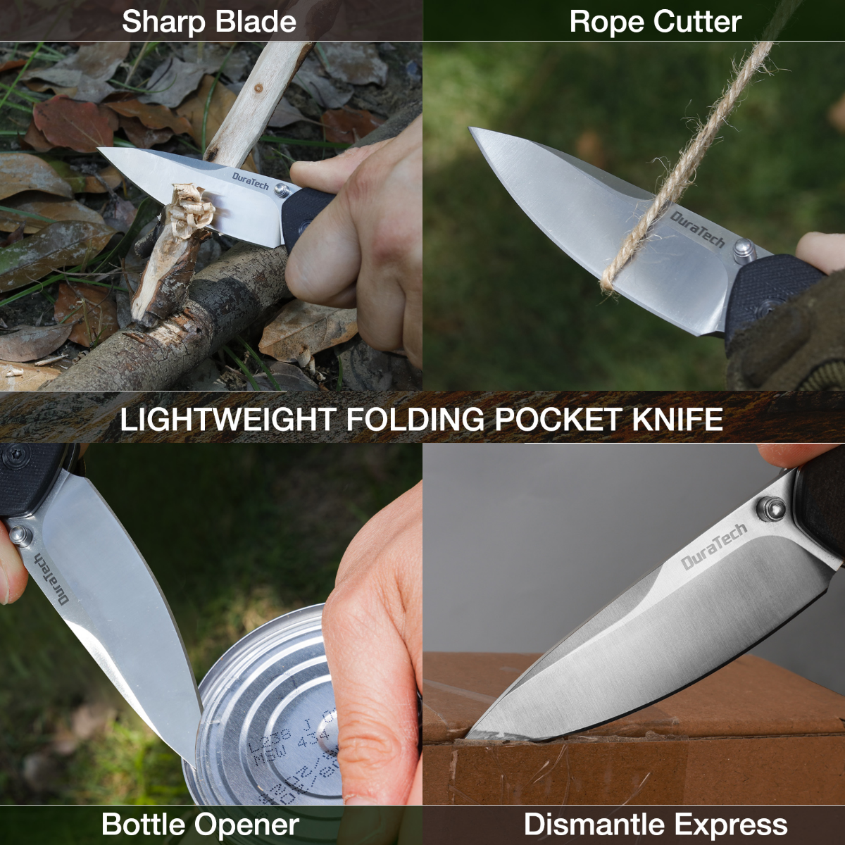DURATECH Folding Pocket Knife